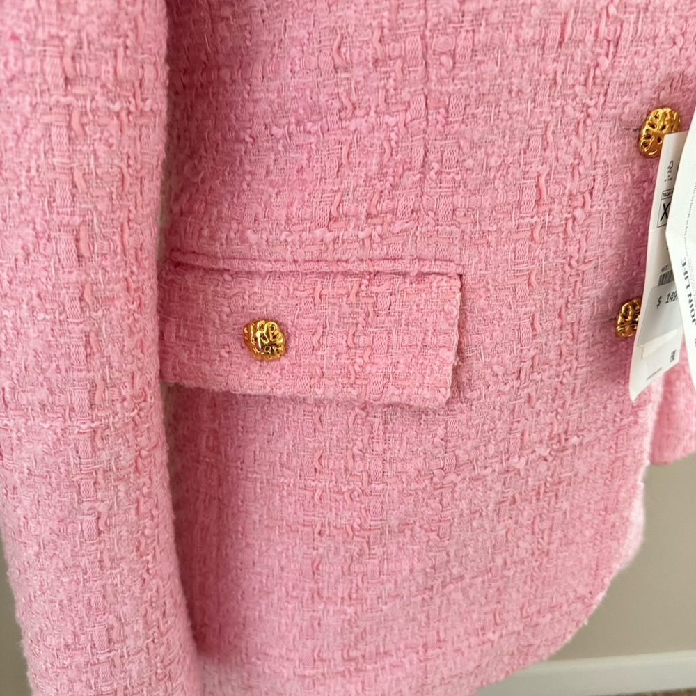 Tweed Pink blazer Zara - Picture 5 of 9